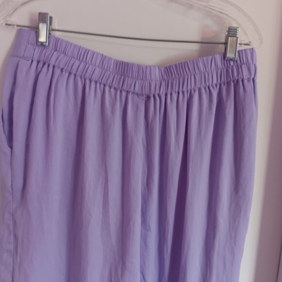 Aware VERO MODA Women's VMDARCY HW Wide Leg Pants Lavender Size Large N… - Picture 9 of 13